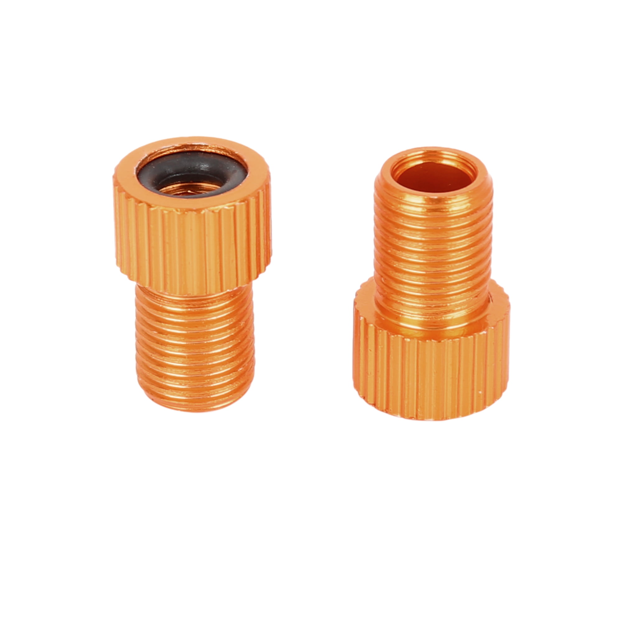 Orange Presta to Schrader Air Compressor Bicycle Bike Valve Converter