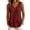 Wine, variant on cocolona Summer Linen Tank Tops for Womens V Neck Sleeveless Asymmetrical Ruffle Hem Shirts Trendy Casual Solid Color Blouses