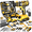 Impact drill combination D, variant on 21V Cordless Drill Tool Box Set, Multifunctional Power Tool with High-Capacity Battery