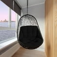 thumbnail image 4 of Thickened Hammock Swing Chair Cushion Replacement, Soft Hanging Egg Chair Seat and Back Cushions Pad Set, Waterproof Washable Indoor Outdoor Patio Garden Basket Chair Cushion Pillow, 4 of 5