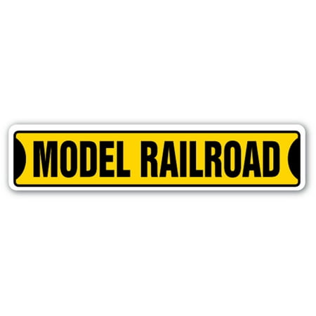 MODEL RAILROAD Street Sign trains scenery railroading layouts hobby