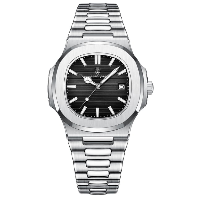Reloj de hombre luminoso resistente al agua reloj de cuarzo ultrafino para hombre