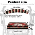 thumbnail image 6 of HELLHERO Rollator Walker Seat Back Covers & Seat and Backrest Covers with Breathable Washable Easy Install Easy Fit, Cat Heart, 6 of 7