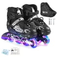 thumbnail image 1 of Patins en Ligne Ajustables avec Roues Lumineuses Patins d'Extérieur pour Enfants Garçons Filles Femmes, 1 of 8