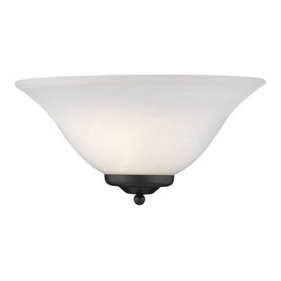 1 Light Wall Sconce in Eclectic Style 7 inches High By 13.25 inches Wide-Matte Black Finish Bailey Street Home 170-Bel-4161655