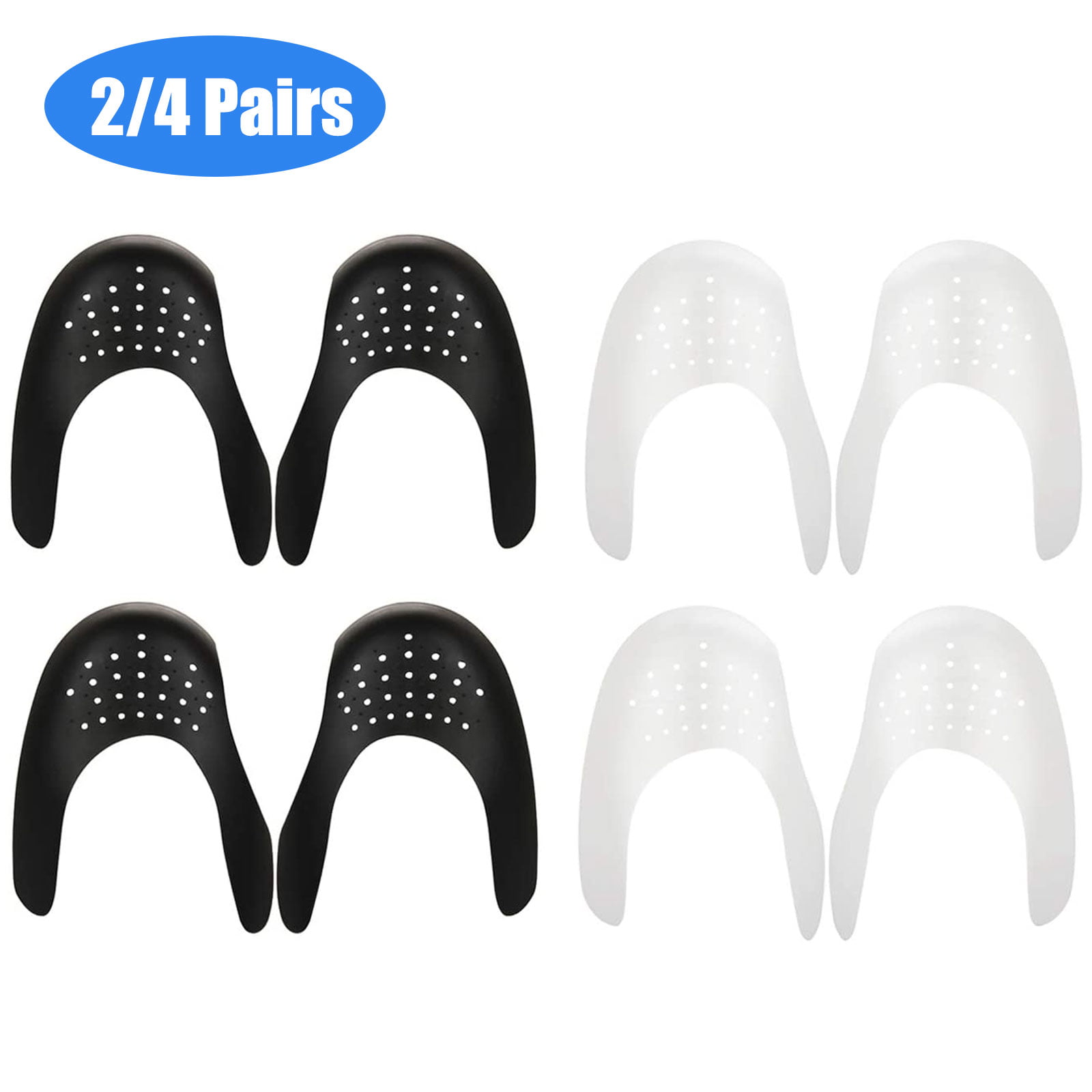 4/2 Pairs AntiWrinkle Shoes Creases Protector Toe Box
