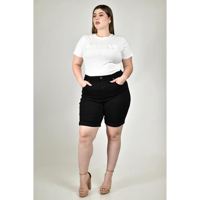 Bermuda clasica /Tallas Extras, 7403 (Negro) negro 38