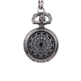 thumbnail image 2 of PVCS Vintage Round Dial Quartz Small Pocket Watch Classical Roman Scale Pocket Watch, 2 of 6