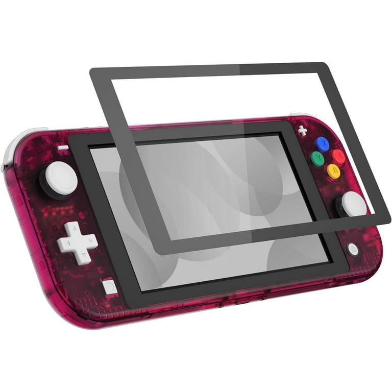 eXtremeRate Clear Candy Pink DIY Replacement Shell for Nintendo