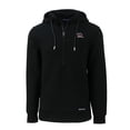 thumbnail image 2 of Men's Cutter & Buck  Black South Carolina Gamecocks Roam Eco Recycled Half-Zip Hoodie, 2 of 3