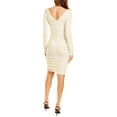 thumbnail image 2 of Helmut Lang womens  Ruched Mini Dress, XS, Brown, 2 of 3