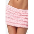 thumbnail image 3 of Coquette Stretch Mesh Ruffle Skirt 706, 3 of 4