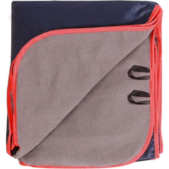 RedSwing Large Waterproof Stadium Blanket for Cold Weather, Soft Warm Fleece Windproof Camping Blanket for Outdoor Sports, 79x 59in