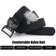 thumbnail image 4 of Cinturones para hombres Hebilla de liberación rápida magnética Nylon tejido elástico ajustable, 4 of 8