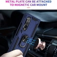 thumbnail image 5 of Feishell Hybrid Armor Case for Samsung Galaxy Z Fold3 5G,Military Grade Shockproof 360 Rotatable Metal Ring Holder Kickstand Support Magnetic Car Mount Dual Layer Protective Phone Case,Blue, 5 of 8