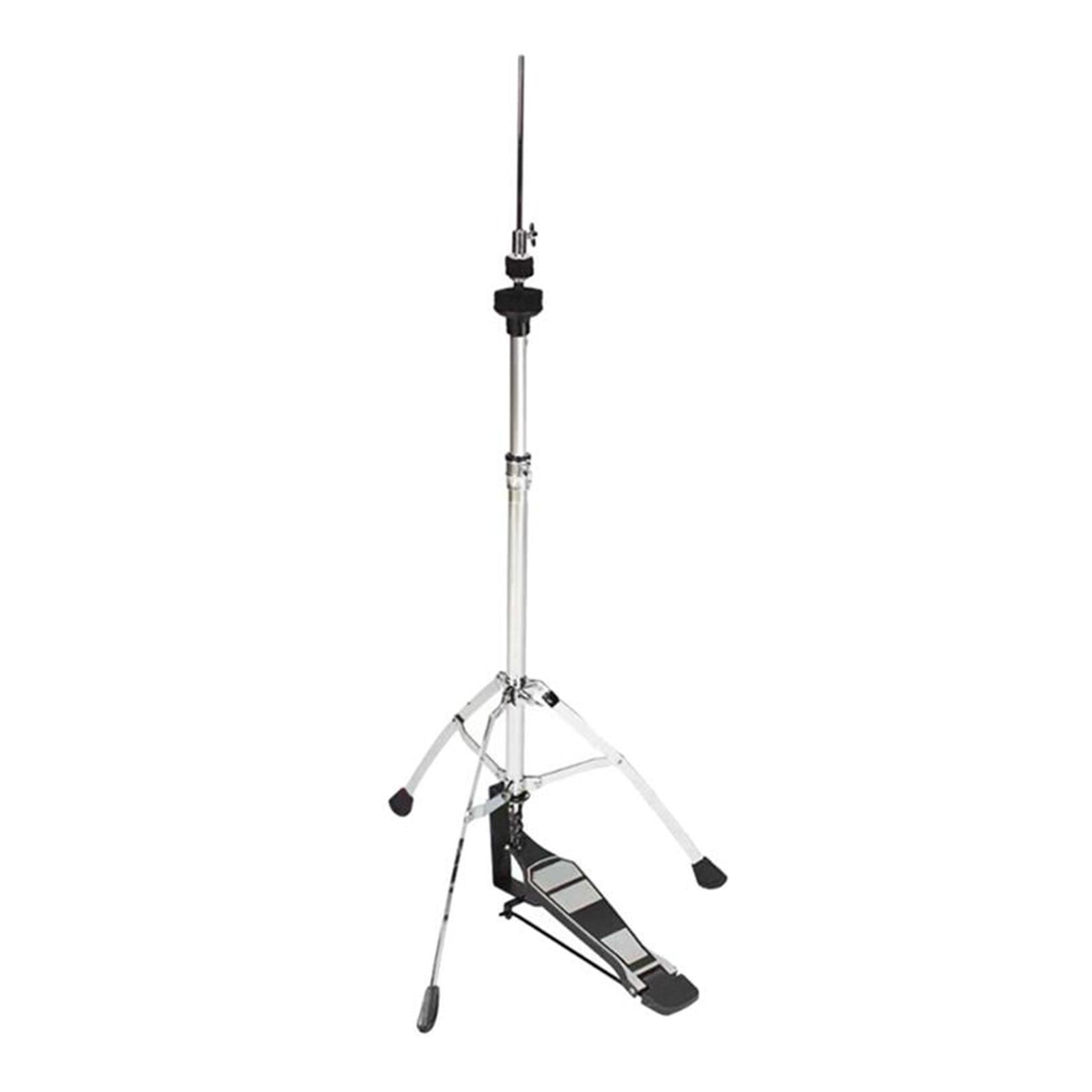 Support de Trépied Hi Hat, Support de Tambour, 3 Pieds Renforcés, Pédale de Cymbale Réglable 100cm