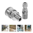 thumbnail image 2 of 1 juego de accesorios de conexión rápida para hidrolavadoras, conector de manguera macho-hembra, adaptador de manguera para hidrolavadora, acoplador de conexión rápida, piezas para hidrolavadoras., 2 of 8