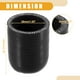 thumbnail image 4 of 1 tapón de extremo de manguera de vacío de admisión de tapa de refrigerante de silicona universal de 38 mm y 1,50 pulgadas de diámetro interior - Coche para puerto de agua de vacío de derivación del calentador de refrigerante - Silicona negra Unique Bargains Tapa de manguera de silicona, 4 of 6