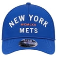 thumbnail image 2 of Men's-New Era  Royal New York Mets Minimalist 9FORTY A-Frame Adjustable Hat, 2 of 6
