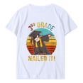 thumbnail image 4 of Regalos de graduación para él, ella, 2022, camiseta universitaria de escuela secundaria, blusa de manga corta con estampado de letras de verano Fridja hjk2463, 4 of 4