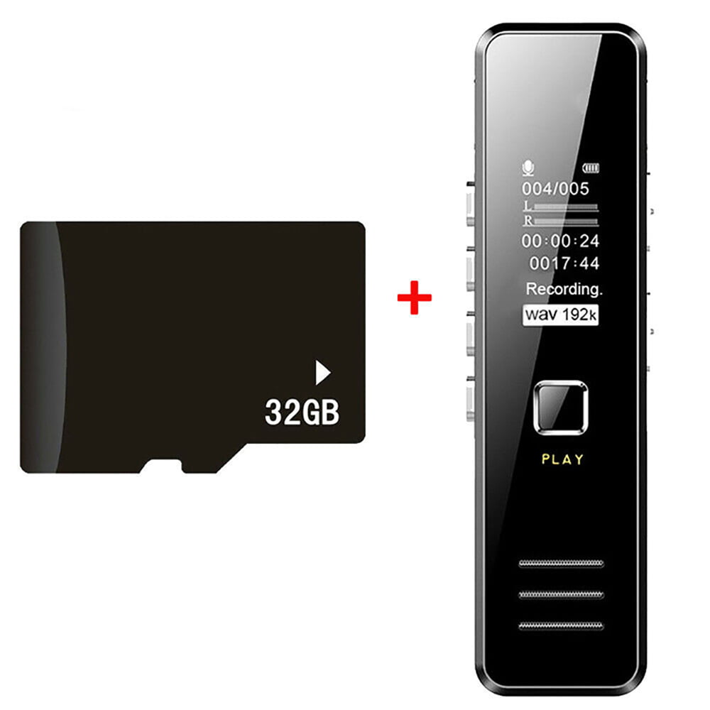 Details about   8-32GB Rechargeable LCD Digital Audio Sound Voice Recorder Dictaphone MP3 Player 