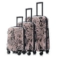 thumbnail image 4 of Multi-color Design ABS Hard Shell Lightweight with 360° Dual Spinning Wheels & Combo Lock - Includes 28", 24", 20" 3-Piece Luggage Set, 4 of 7