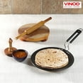 thumbnail image 5 of Vinod Batterie de Cuisine Anodisée Dure Tawa, Noir, 26,5 cm, 5 of 5