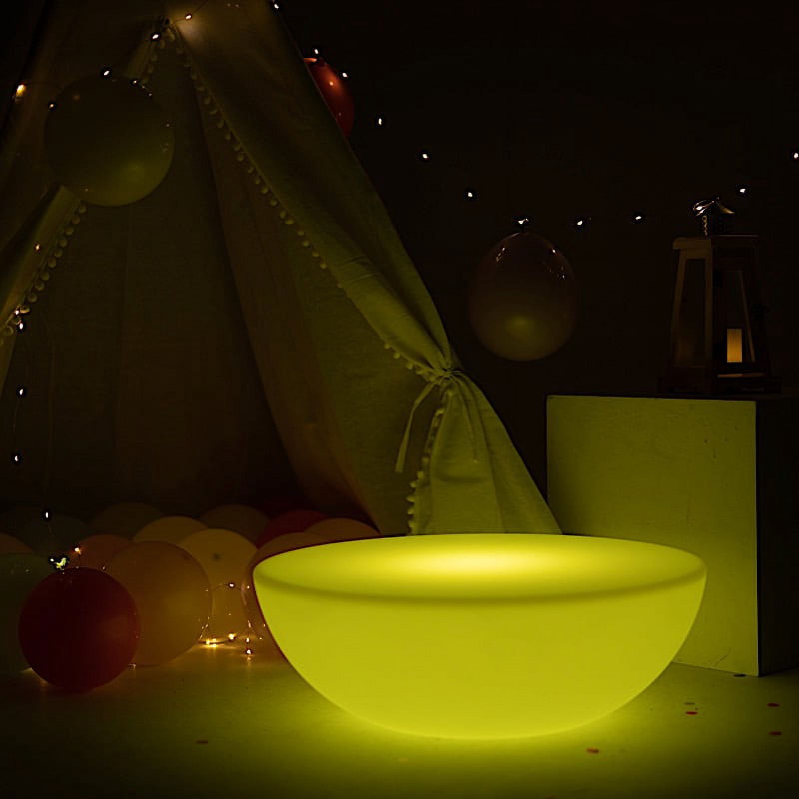 BalsaCircle 24" Assorted Cordless Light Up Round Table Rechargeable LED Furniture