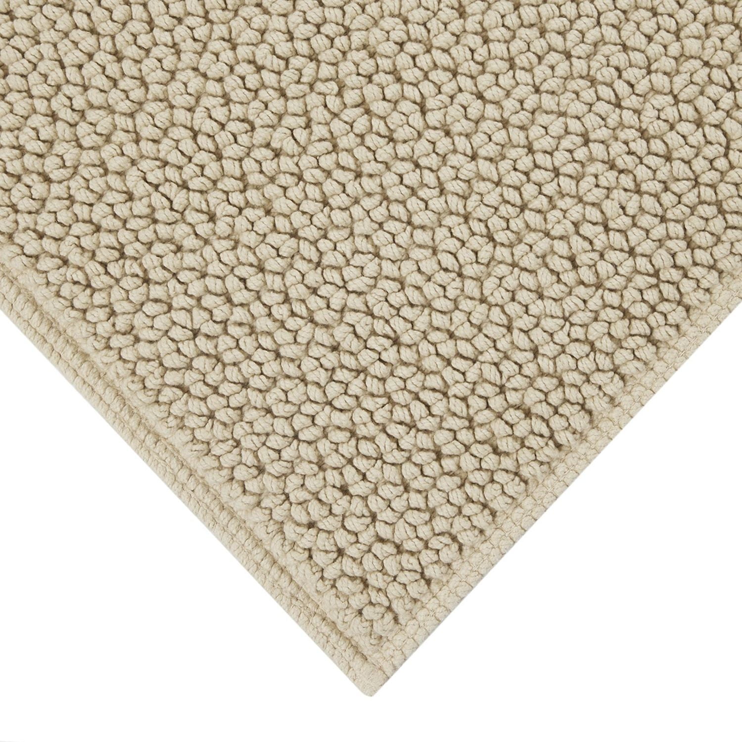 Tapis de bain doux bouclé Signature Better Homes & Gardens, biscuit aux amandes, 20" x 34" 100 % coton, 20"x34"