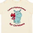 thumbnail image 4 of Inktastic I Want a Hippopotamus for Christmas Boys or Girls Toddler T-Shirt, 4 of 5