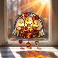 thumbnail image 4 of Halloween Sun Catcher for Window Hanging, Ghost Pumpkin 15cm Acrylic Suncatcher for Windows, Fall Thanksgiving House Warming Gift for Family Friends by MPOISVA, 4 of 7