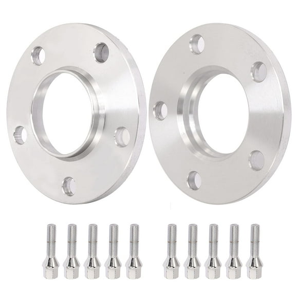 ROADFAR 2 Pcs Entretoises de Roue Hubcentes 5x120 Épaisseur 10mm Pas de Filetage 72.56mm 12x1.5 Entretoises de Roue Compatibles pour 330i Entretoises de Roue 2001-2006 pour 840Ci Entretoises de Roue 1994-1997