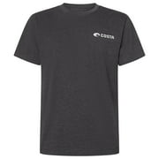 Costa Emblem Waves Marlin T-Shirt (2X)- Dark Heather