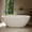 White Tub - Brushed Gold HDW, variant on OVE Ayago 66 in. Freestanding White Bathtub Kit Gold Hardware