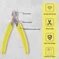 thumbnail image 4 of KUAIQU 5" Side Cutter Diagonal Wire Cutting Pliers Diagonal Wire Cutter Side Cutting Pliers 3 Pack Precision Cutting Pliers Ultra Sharp Wire Snips Wire Clippers Spring Loaded Flush Cutter, 4 of 7