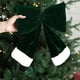 thumbnail image 4 of Xihbxyly Lazo Navideño de Terciopelo Verde, Llamativo Adorno Navideño, Tela Suave y Elegante, Perfecto para Árbol de Navidad, Bodas y Decoración Del Hogar. Tamaño 35 X 28 Cm, Ideal Como Regalo Festiv, 4 of 6