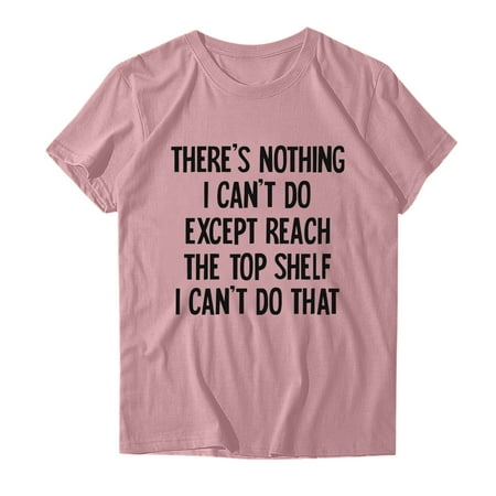 

Cathalem Basics Long Sleeved T Shirt Women Women Casual Printing Short Sleeve Tops Blouse under Scrub Women Long Sleeve Shirts Shirt Pink Medium