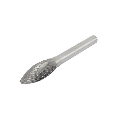 

6mm Shank 10mm Tip Double Cut Tungsten Carbide Grinding Diamond Mounted Point