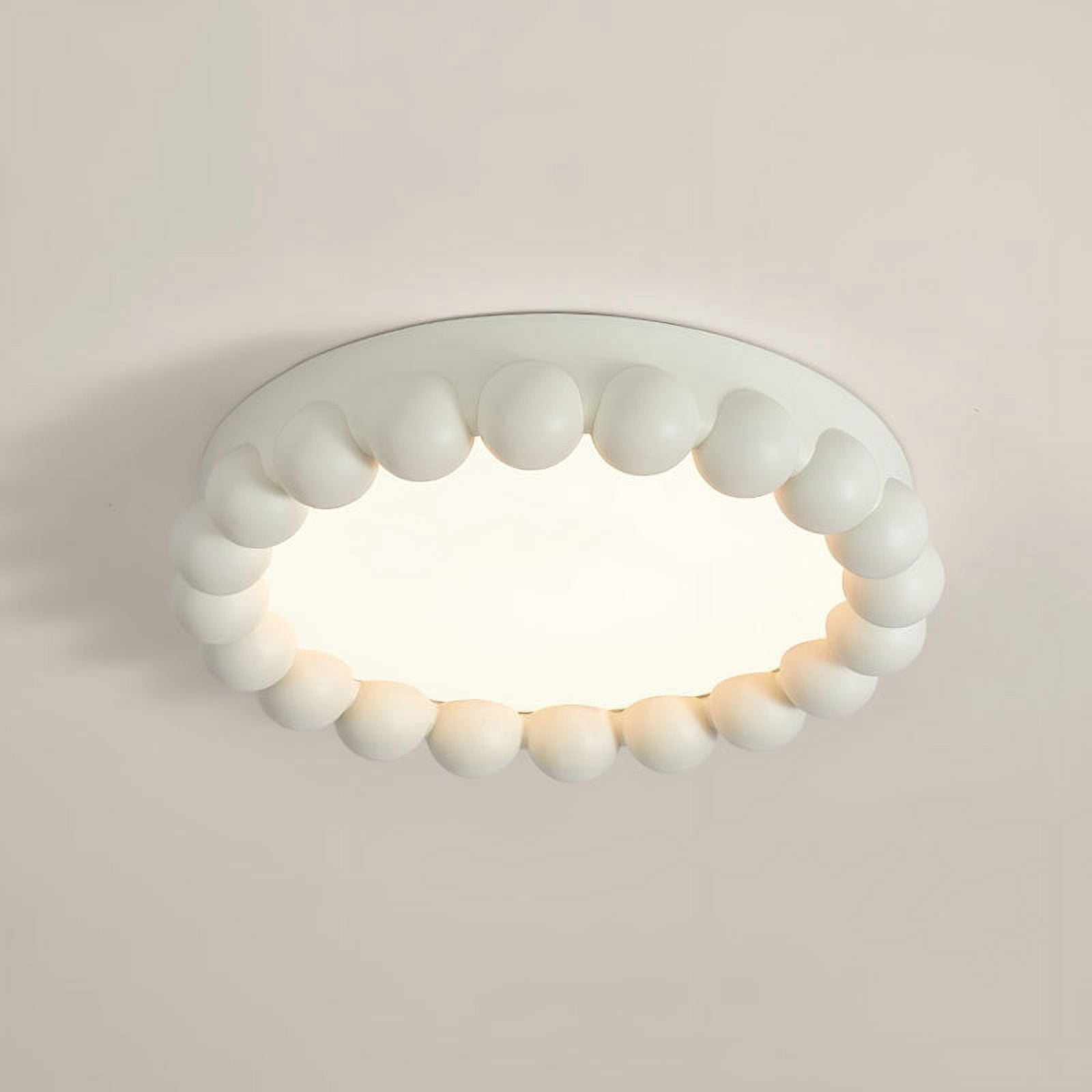 Arturesthome Minimalist Resin Beads Shape Flush Mount Ceiling Light