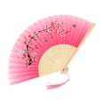 thumbnail image 2 of Ancient Style Bamboo Hand Folding Fan Dance Fan for Performance Wedding Party Home Decor, 2 of 6