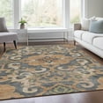 thumbnail image 5 of Dalyn Rugs Machine Washable Indoor/Outdoor Chantille Terracotta 8' x 10' Rug, 5 of 9