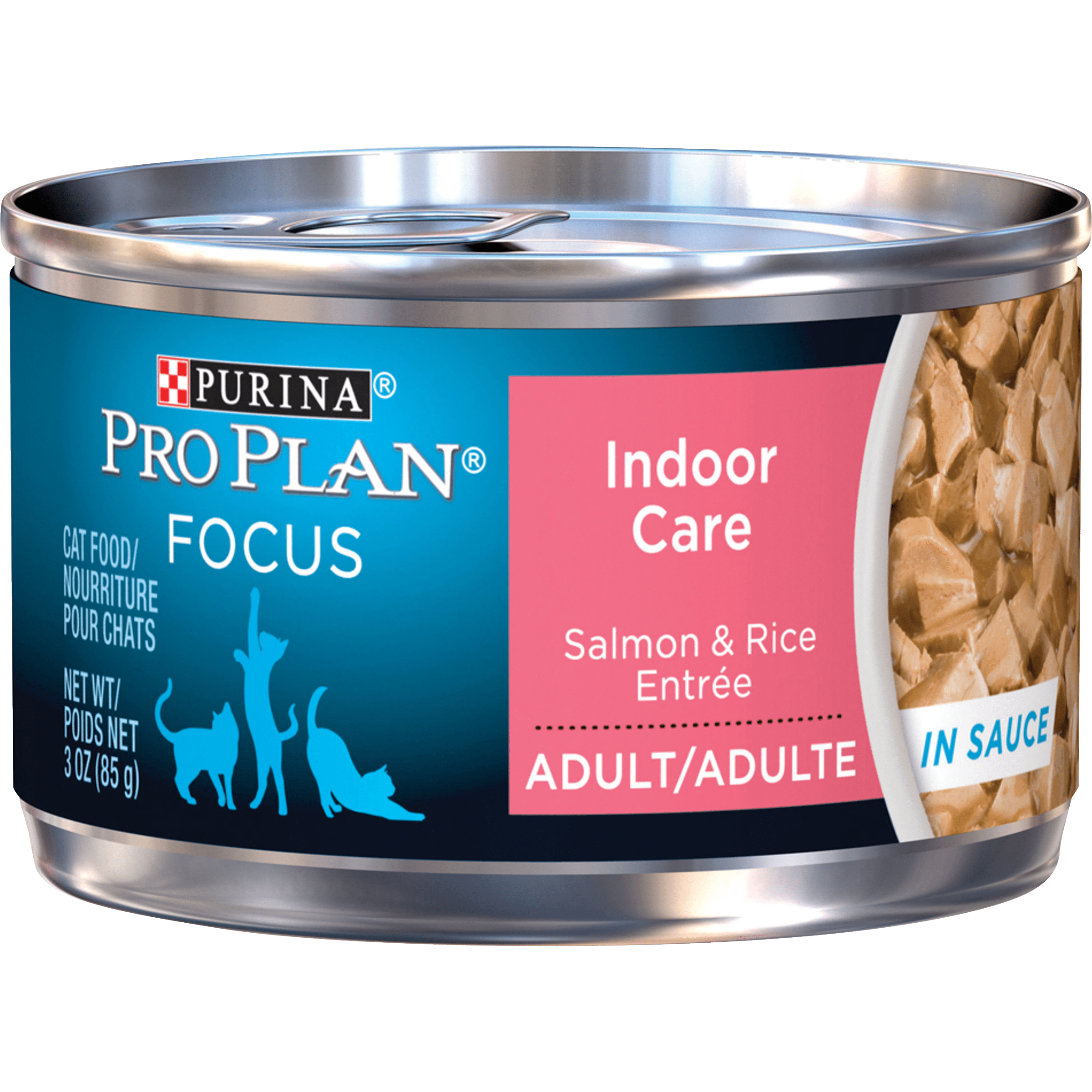  24 Pack Purina Pro Plan Hairball Indoor Wet Cat Food FOCUS Indoor 