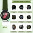 thumbnail image 3 of Vodtian 4 pack 22mm Elastic Nylon Bands Compatible with Samsung Galaxy Watch 3 45mm, Garmin Venu 3/Venu 2, Vivoactive 4 45mm, Quick Release Repalcement Bands for Amazfit Bip 6/Bip 5, 3 of 7