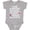 AC-Heather Grey, variant on CHD Awareness Month Boys or Girls Baby Bodysuit