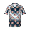 thumbnail image 1 of Balery Popcorn Camisas hawaianas de manga corta para hombre, camisas playeras de corte holgado, camisas de vacaciones con botones,Small, 1 of 7
