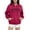Red, variant on Juniors Teen Girls Casual hoodie Oversized Outdoor Sweatshirt Back To School Lounge Loose Fit Hoodie Women's Plus Size Clothes Clearance