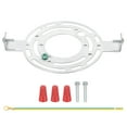 thumbnail image 1 of Kit de Soporte de Montaje Universal para Fijación de Luz Uxcell de 5.7" Placa de Techo Redonda con Tornillo para Pared, 1 of 7