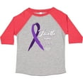 thumbnail image 3 of Inktastic Testicular Cancer Awareness Faith over Fear Boys or Girls Toddler T-Shirt, 3 of 5