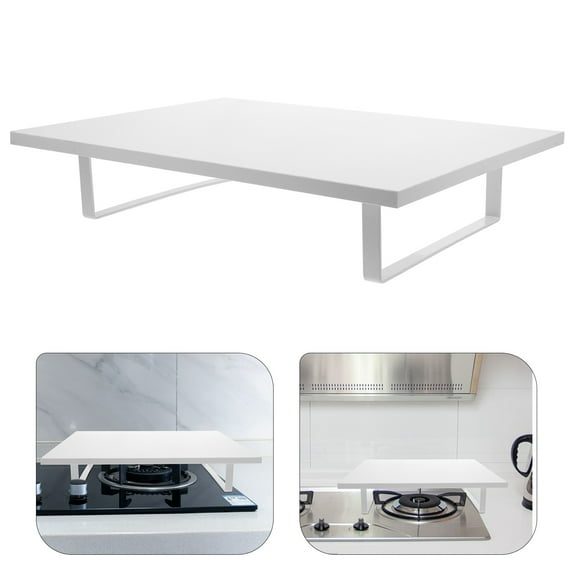 UPKOCH Stainless Steel Stove Covers For Burners White Kitchen Appliances Simple Design 1Pack