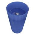 thumbnail image 3 of HestiNysus 15.7'' round shape translucent blue floor standing basin pedestal sink for the bathroom, 3 of 5
